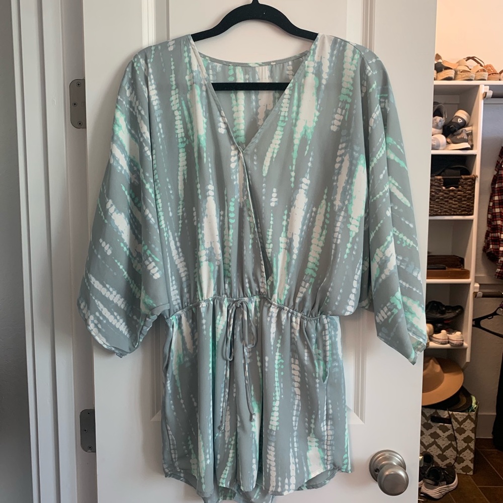 Blue romper